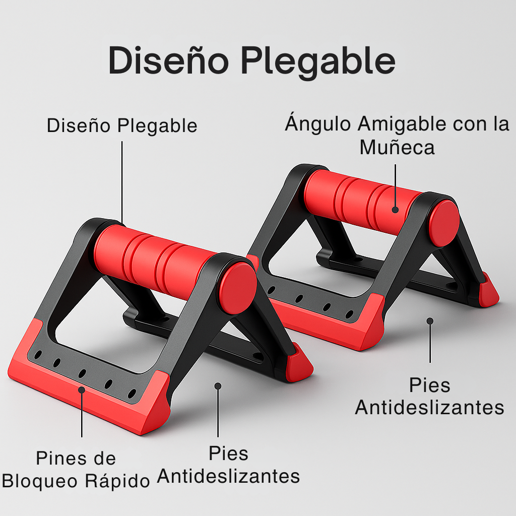 Barras de Flexiones Multifuncionales para Fitness en Casa