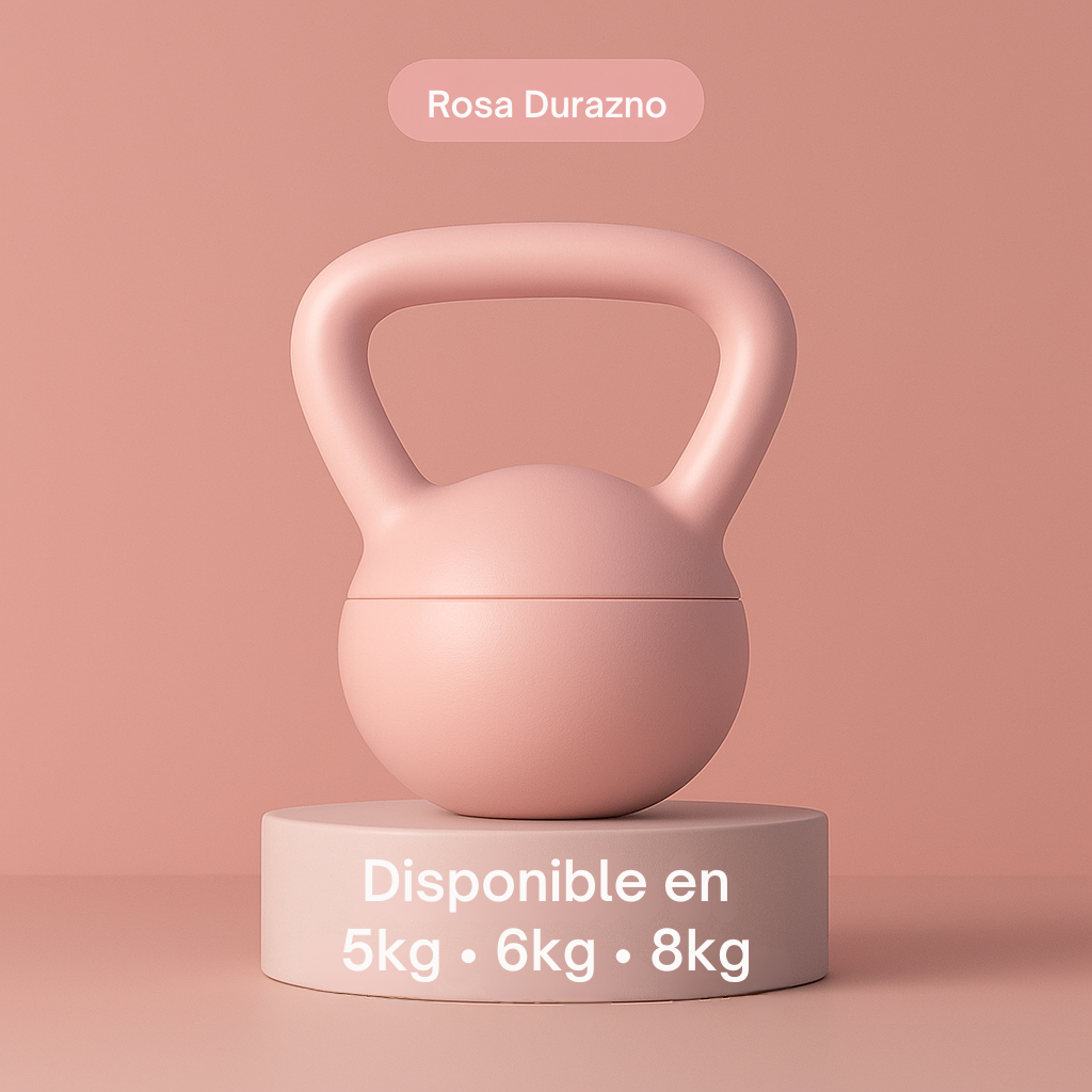 Pesa Rusa Blanda (Kettlebell) para Fitness en Casa